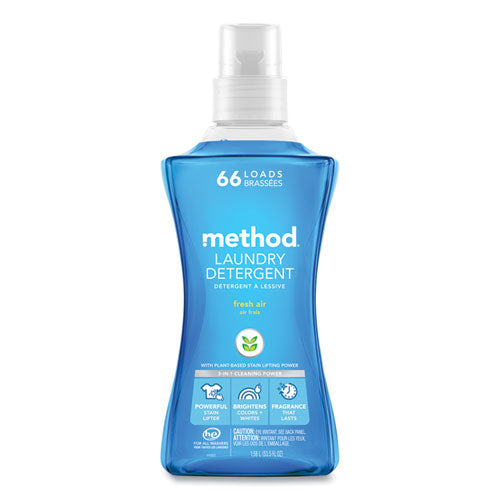 Method Laundry Detergent Fresh Air Scent 53.5 Oz Bottle 4/Case MPN