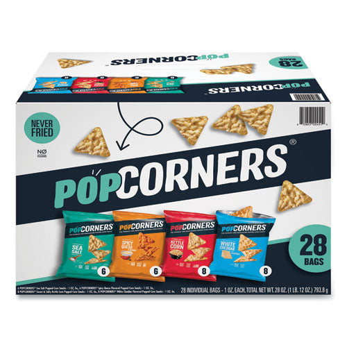 PopCorners Popped Corn Chips Snacks Variety Pack Assorted Flavors