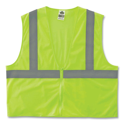 Ergodyne Glowear 8205z Class 2 Super Economy Mesh Vest Polyester Lime Large/x-large