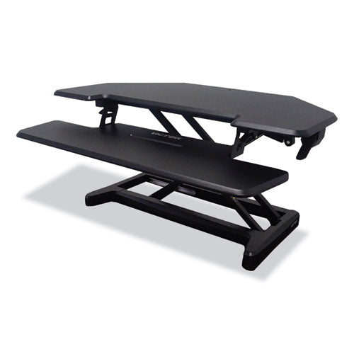 High Rise™ Mobile Adjustable Standing Desk with Keyboard Tray