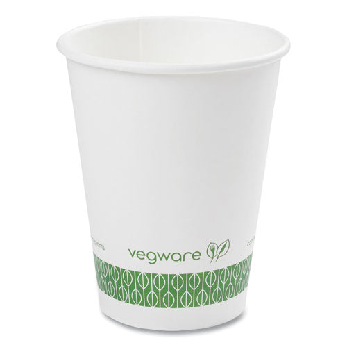 Vegware™ 89-series Hot Cup 12 Oz Green/white 1000/Case