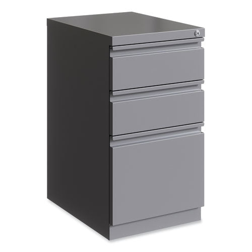 Hirsh Industries Full-width Pull 20 Deep Mobile Pedestal File Box/box/file Letter Arctic Silver 15x19.88x27.75ships In 4-6 Business Days