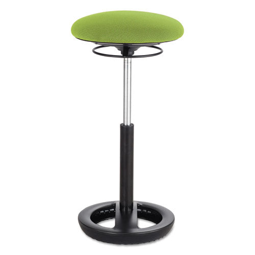 Safco Twixt Extended-height Ergonomic Chair Supports 250 Lb 22" To 32" High Green Seat Black Base