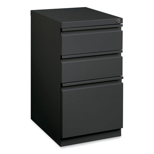 Hirsh Industries Full-width Pull 20 Deep Mobile Pedestal File Box/box/file Letter Charcoal 15x19.88x27.75