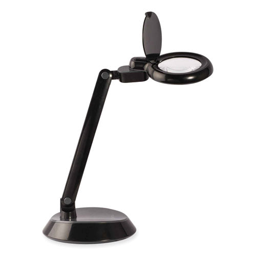 OttLite Space-saving Led Magnifier Desk Lamp 14 High Black MPN