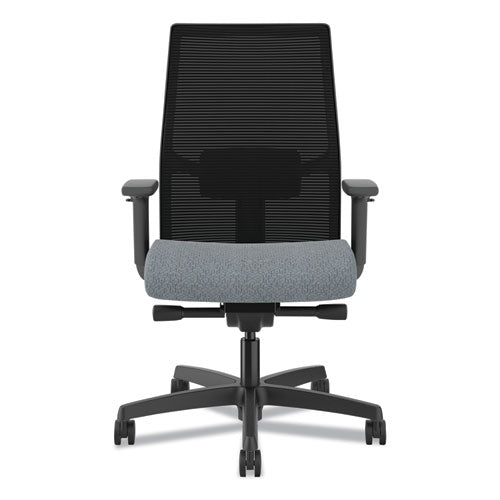 HON Ignition 2.0 4-way Stretch Mid-back Mesh Task Chair Gray Adjustable Lumbar Support Basalt/black Ships In 7-10 Bus Days