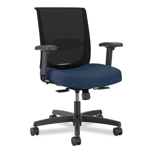 HON Convergence Mid-back Task Chair Up To 275lb 16.5" To 21" Seat Ht Navy Seat Black Back/frame Ships In 7-10 Bus Days
