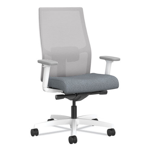 HON Ignition 2.0 4-way Stretch Mid-back Mesh Task Chair Up To 300 Lb 17" - 20" Seat Ht Basalt/fog/whiteships In 7-10 Bus Days