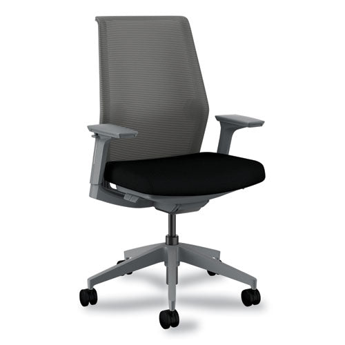 HON Ignition 2.0 Black 4-Way Stretch Mesh Back and Seat Task Chair, Supports Up to 300 Pound