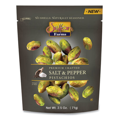 Setton Farms Salt And Pepper Pistachios 2.5 Oz Bag 8/Case