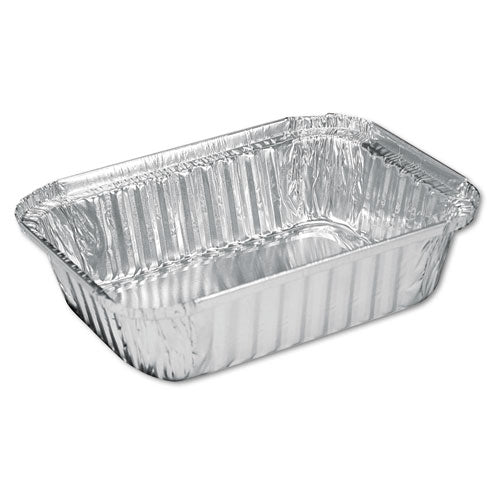 HFA Aluminum Oblong Pan 1.5-lb Capacity 5.13x7.06x1.69 Silver 500/Case