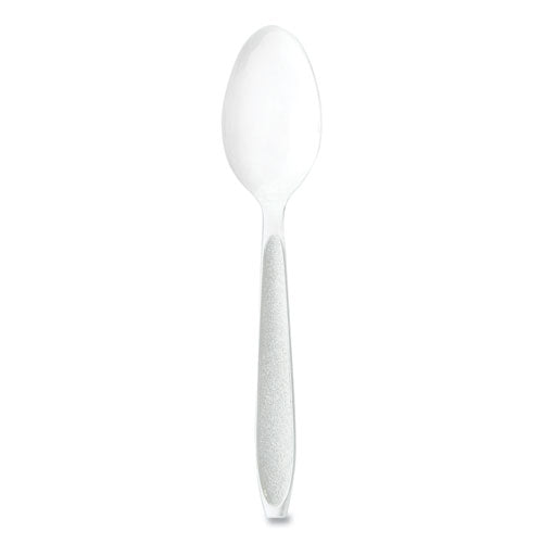SOLO Impress Heavyweight Full-length Polystyrene Cutlery Teaspoon White 100/box 10 Boxes/Case