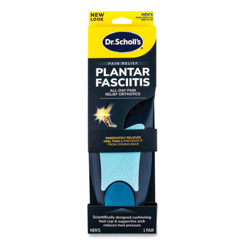 Dr. Scholl's Plantar fasciitis all-day Pain Relief Orthotics For Men Men Size 8 To 13 Blue