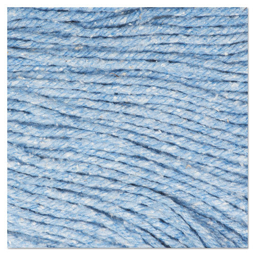 Boardwalk Super Loop Wet Mop Head Cotton/synthetic Fiber 5" Headband Large Size Blue