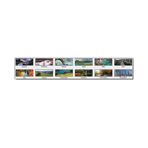 Earthscapes Recycled 3-month Vertical Wall Calendar, Scenic Photography, 8 X 17, White Sheets, 14-month (dec-jan): 2022-2024