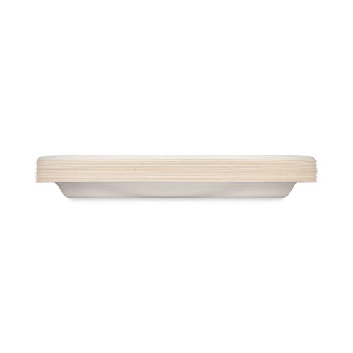 Ecosave Tableware, Plate, Bagasse, 10.13" Dia, White, 16/pack, 12 Packs/carton