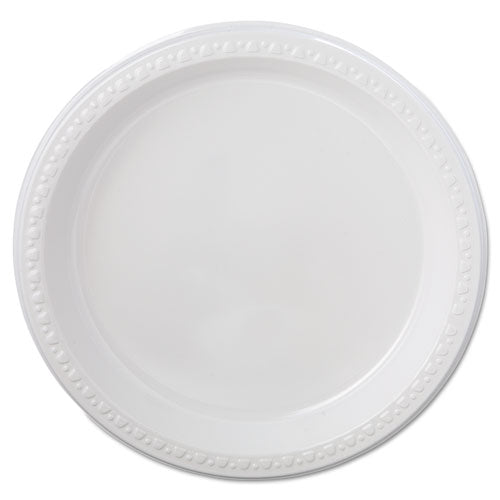 Heavyweight Plastic Platters, 8 X 11, Black, 125/bag, 4 Bag/carton