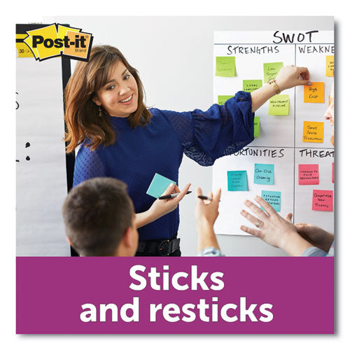 Pads In Energy Boost Collection Colors, Note Ruled, 5" X 8", 45 Sheets/pad, 4 Pads/pack
