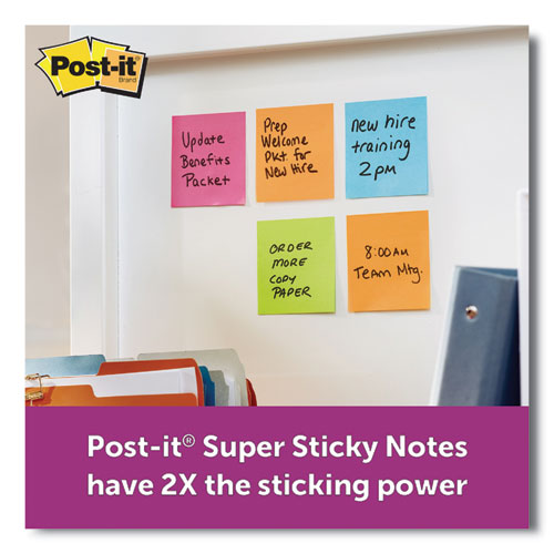 Pads In Energy Boost Collection Colors, Note Ruled, 5" X 8", 45 Sheets/pad, 4 Pads/pack