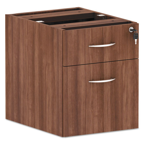 Alera Valencia Series Hanging Pedestal File, Left/right, 2-drawers: Box/file, Legal/letter, Espresso, 15.63" X 20.5" X 19.25"