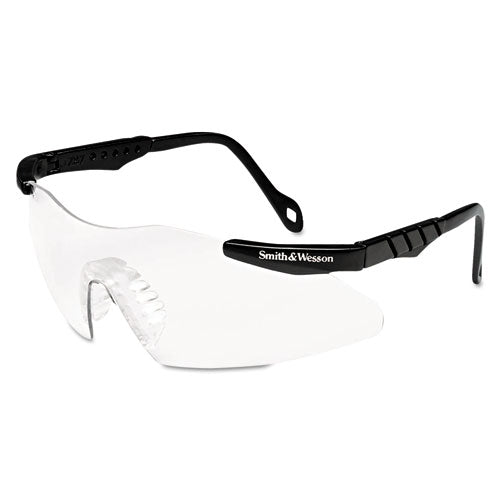 Smith & Wesson Magnum 3g Safety Glasses Mini Black Frame Clear Lens