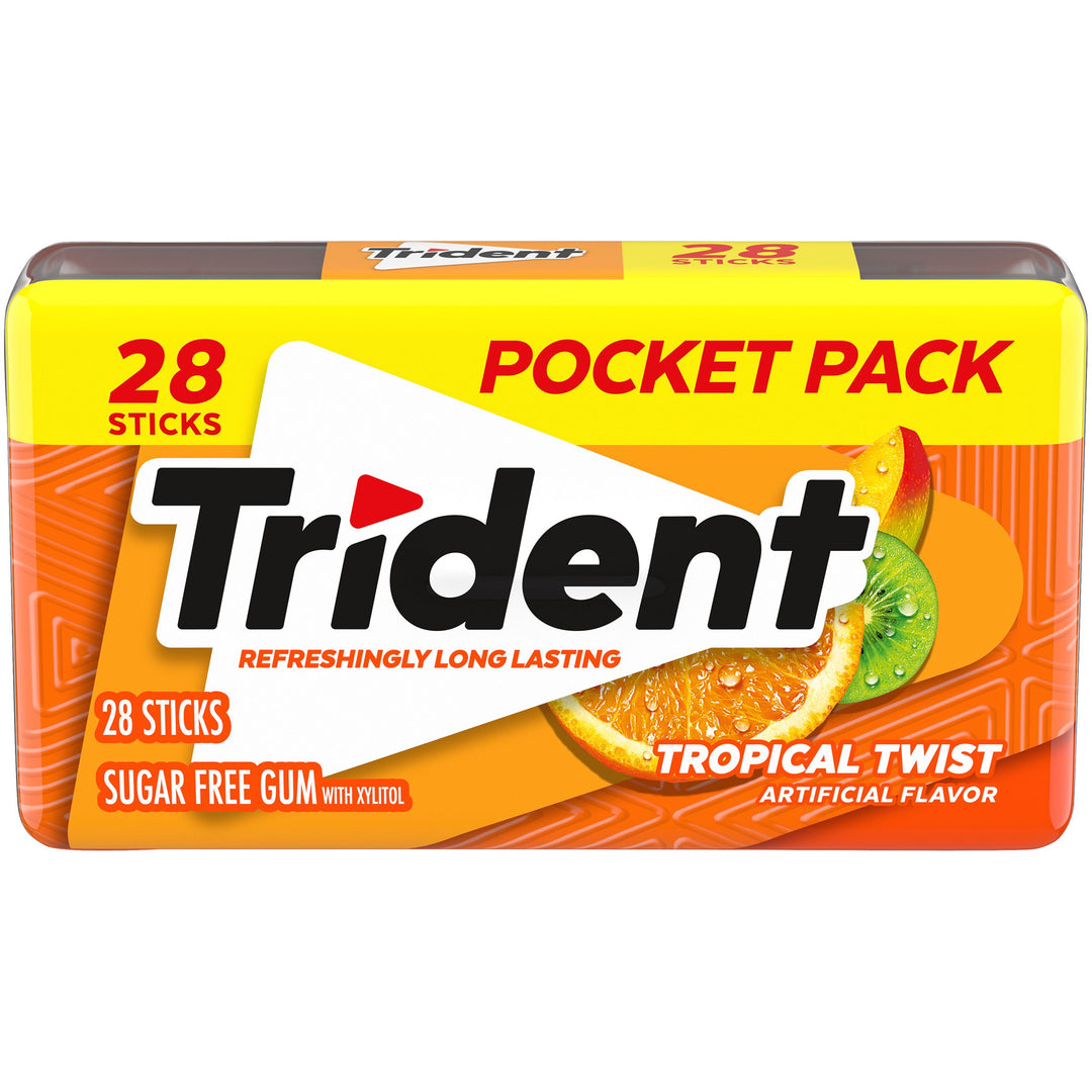 Trident Tropical Twist-28 Count-6/Box-8/Case