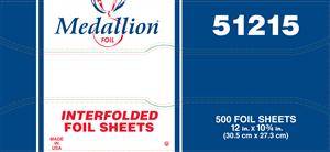 Hfa Handi-Foil 12 Inch X 10.75 Inch Foil Sheet-500 Count-6/Case
