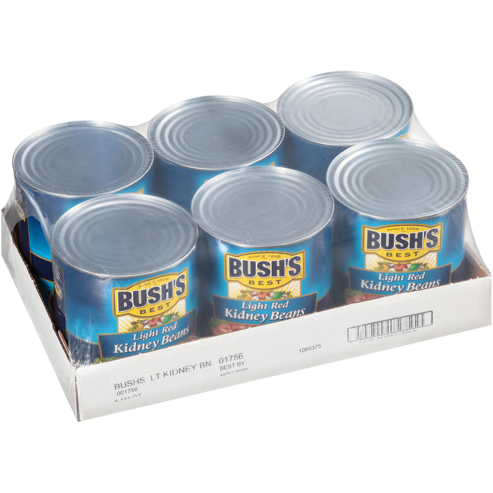 Bush's Best Light Red Kidney Beans-111 oz.-6/Case