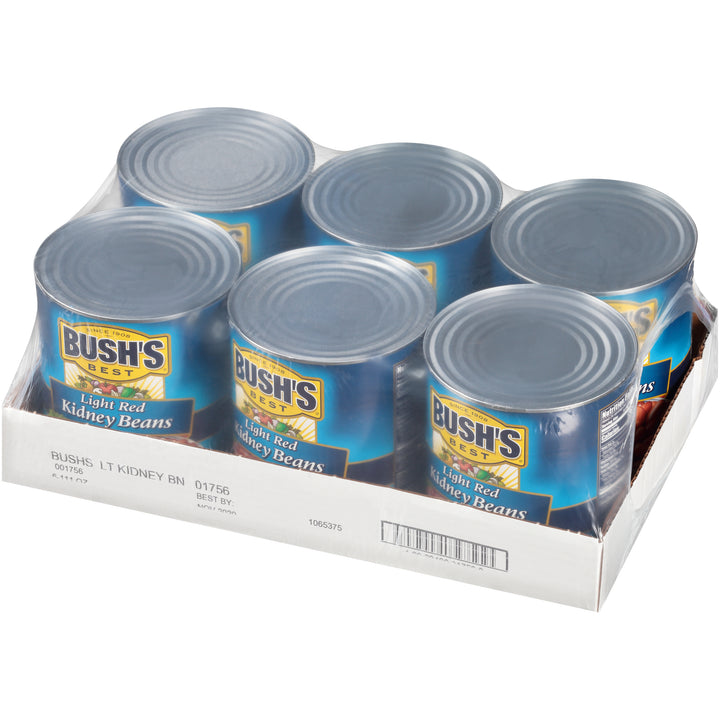 Bush's Best Light Red Kidney Beans-111 oz.-6/Case