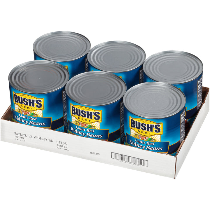Bush's Best Light Red Kidney Beans-111 oz.-6/Case