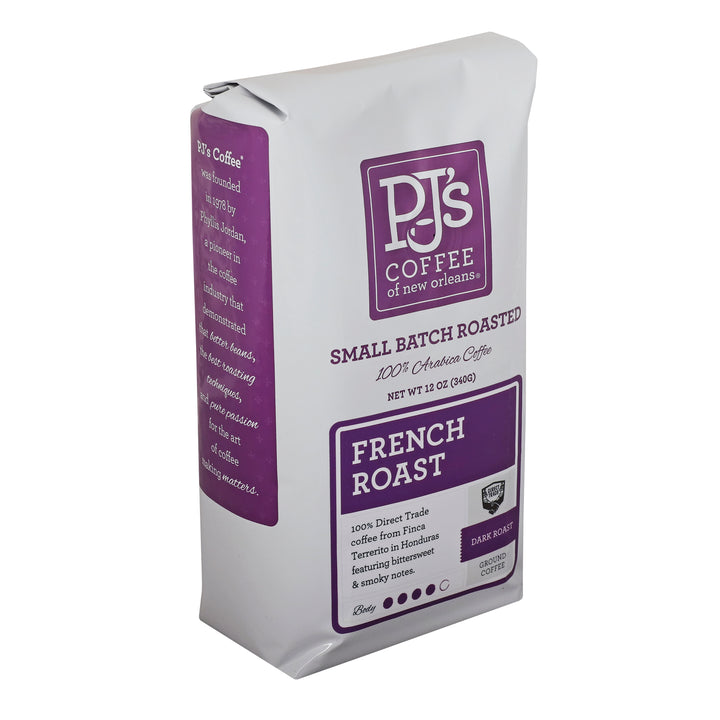 Pj's Coffee Of New Orleans French Roast Ground Coffee 6/12 Oz.