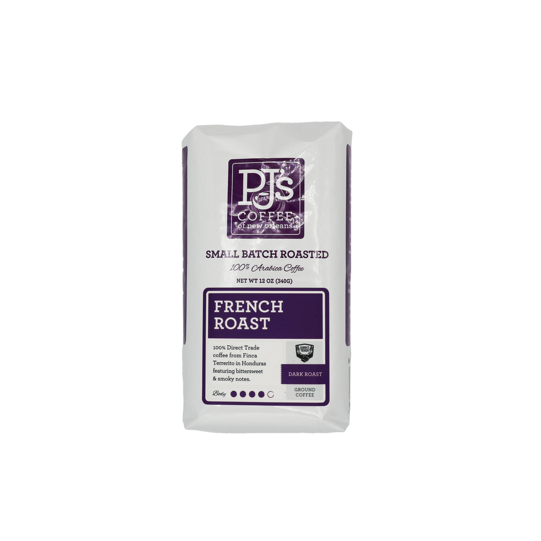 Pj's Coffee Of New Orleans French Roast Ground Coffee 6/12 Oz.