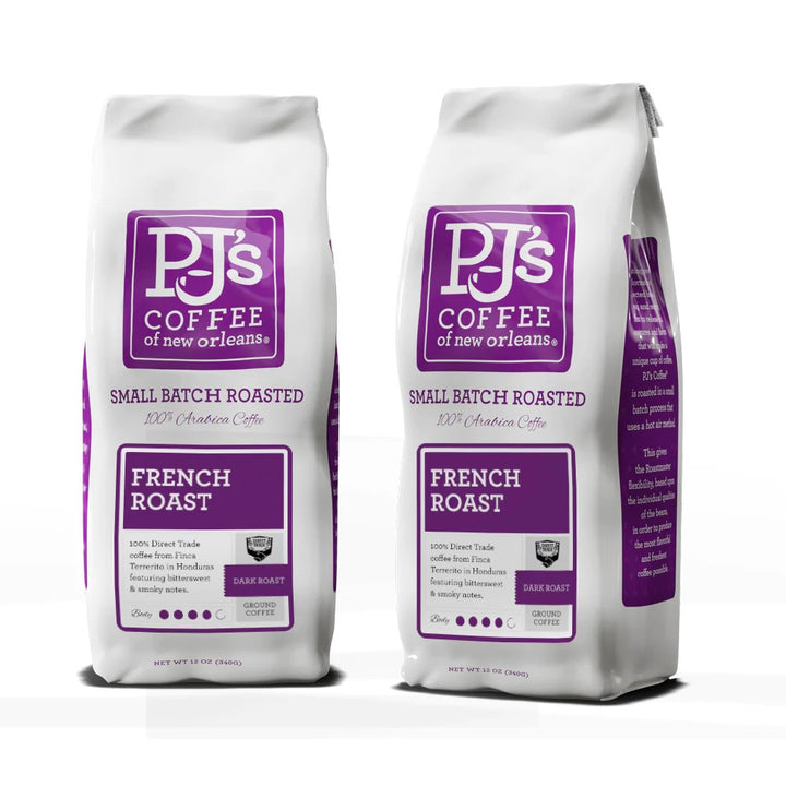 Pj's Coffee Of New Orleans French Roast Ground Coffee 6/12 Oz.