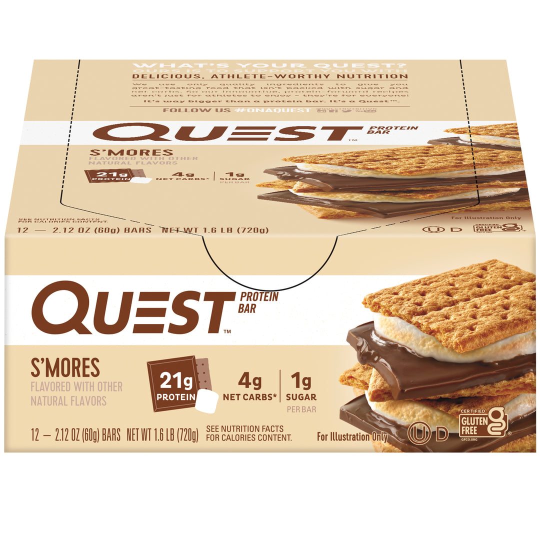Quest S'more Bar-2.12 oz.-12/Box-12/Case