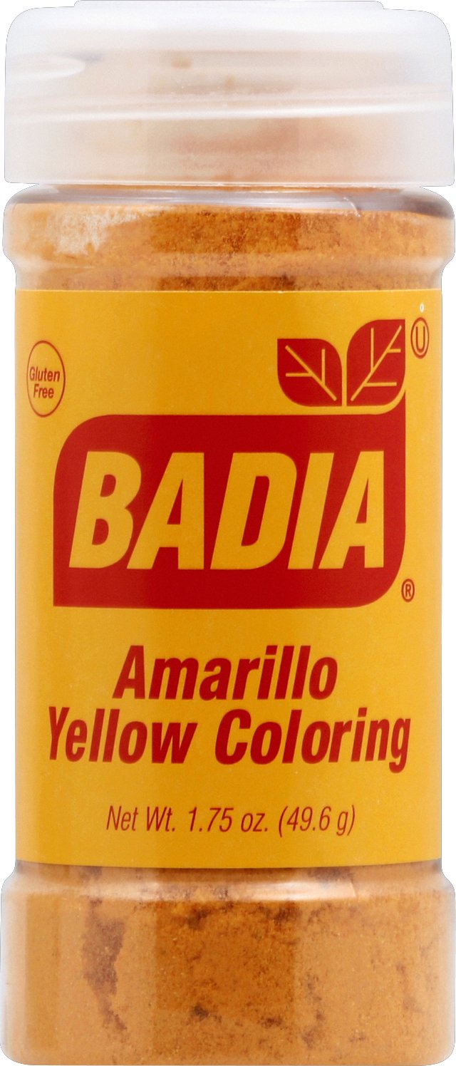 Badia Yellow Coloring Amarillo Standard-1.75 oz.-8/Case