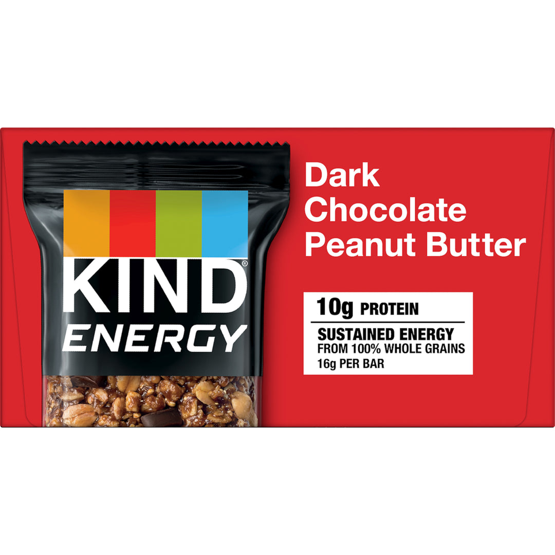 Kind Snacks Energy Dark Chocolate Peanut Butter Bar-5 Count-1/Case