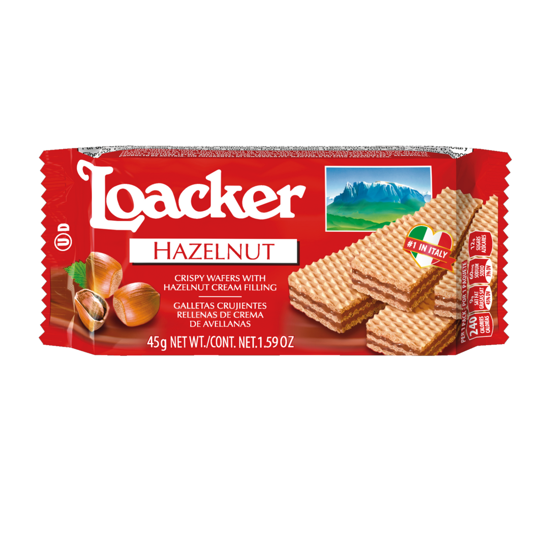 Loacker Classic Hazelnut 45 Grams-1.59 oz.-12/Box-12/Case