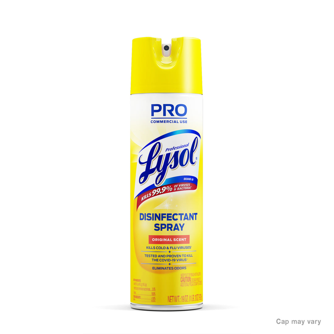 Lysol/Lizol Disinfectant Spray Original Scent 19Oz Can-19 oz.-12/Case