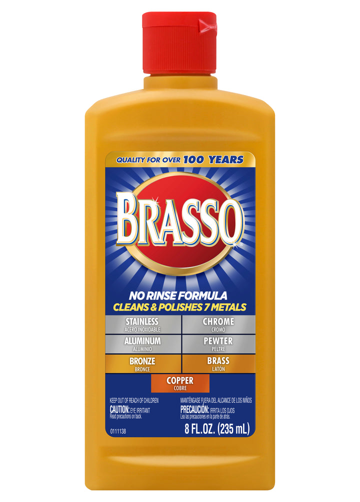 Brasso Braso Metal Polish-8 fl oz.s-8/Case