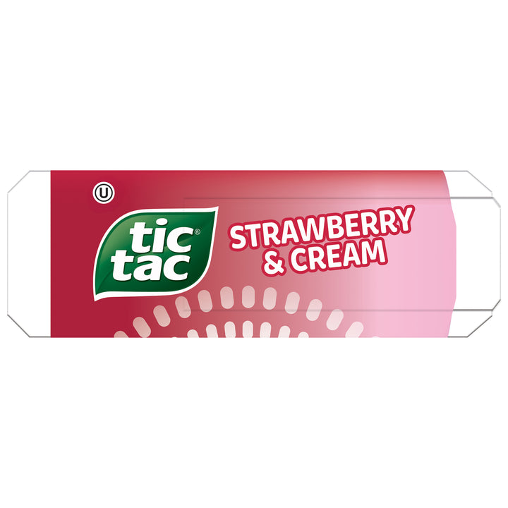 Tic Tac Strawberry & Cream Singles-1 oz.-12/Box-24/Case