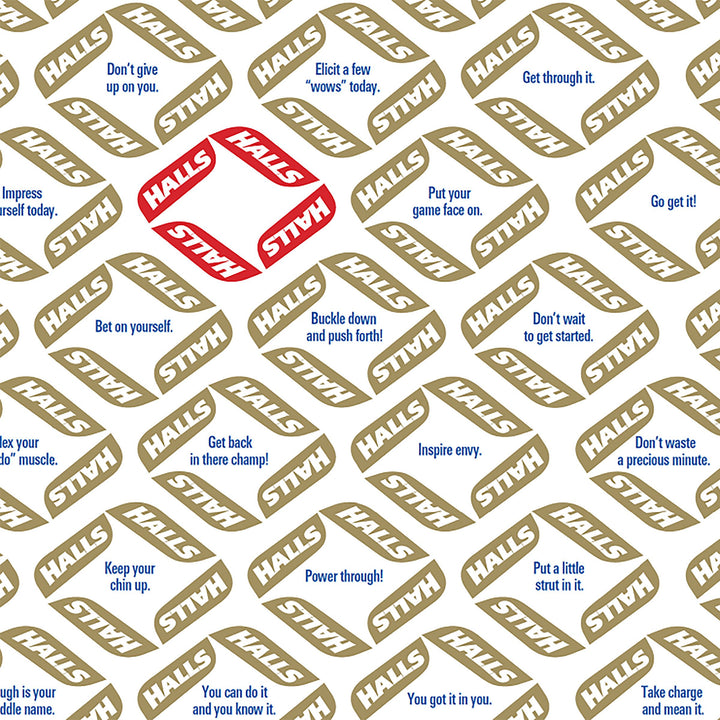 Halls Stick Honey Lemon Cough Drops-9 Count-20/Box-24/Case