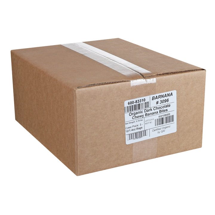 Barnana Chocolate Covered Banana Bites-1.4 oz.-12/Box-3/Case