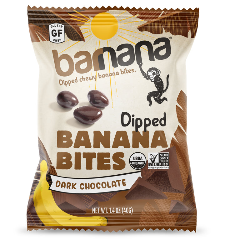 Barnana Chocolate Covered Banana Bites-1.4 oz.-12/Box-3/Case