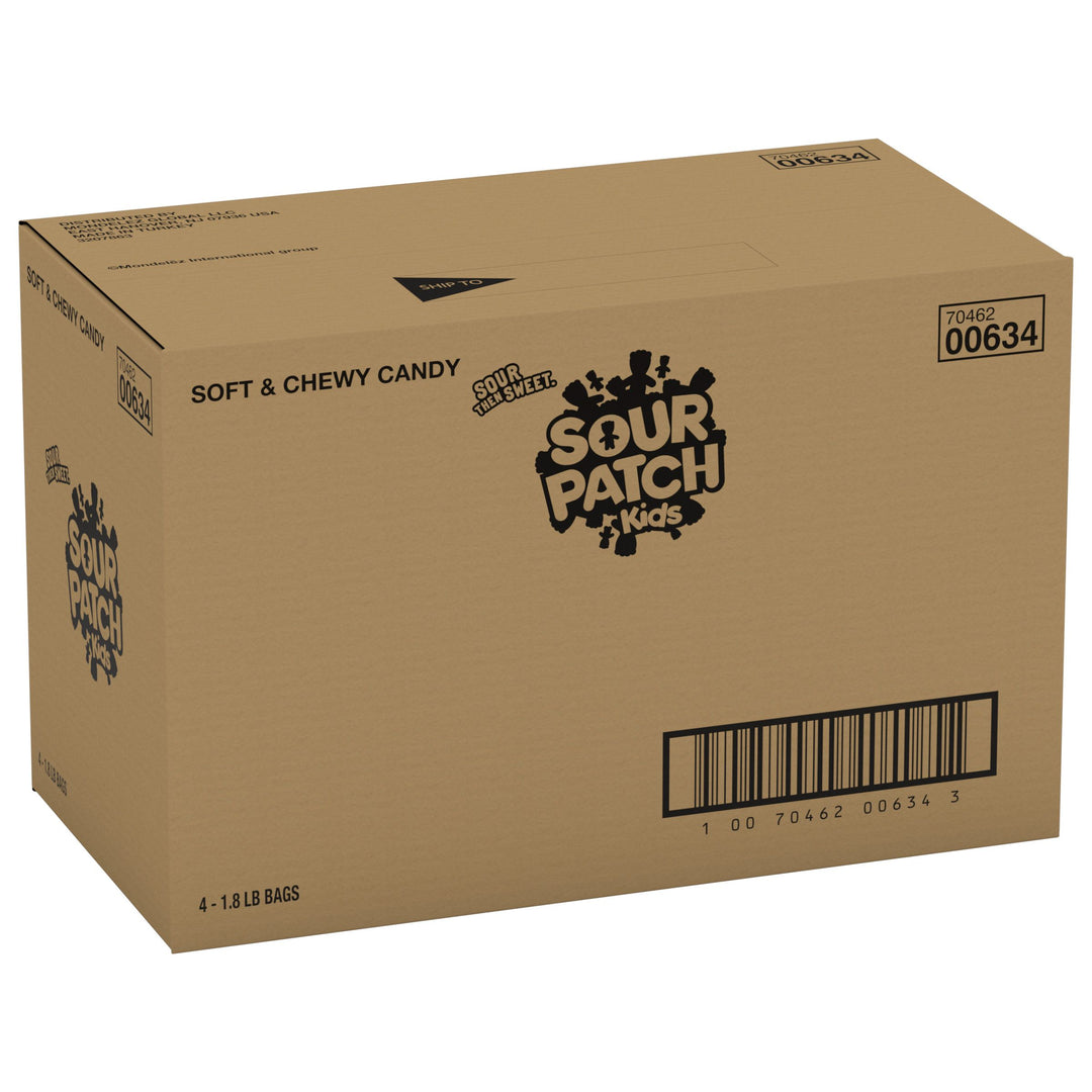 Sour Patch Kids Shrink Pack Bag Gummy Candy-1.8 lb.-4/Case