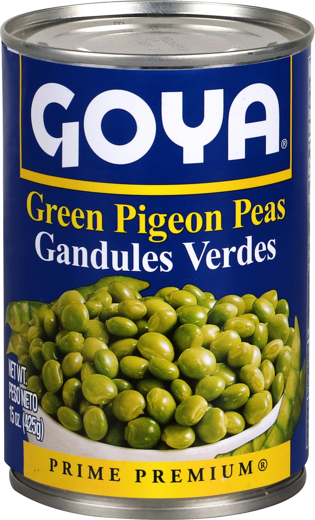 Goya Green Pigeon Peas-15 oz.-24/Case