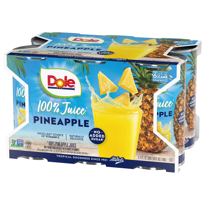 Dole 100% Pineapple Juice-36 oz.-8/Case