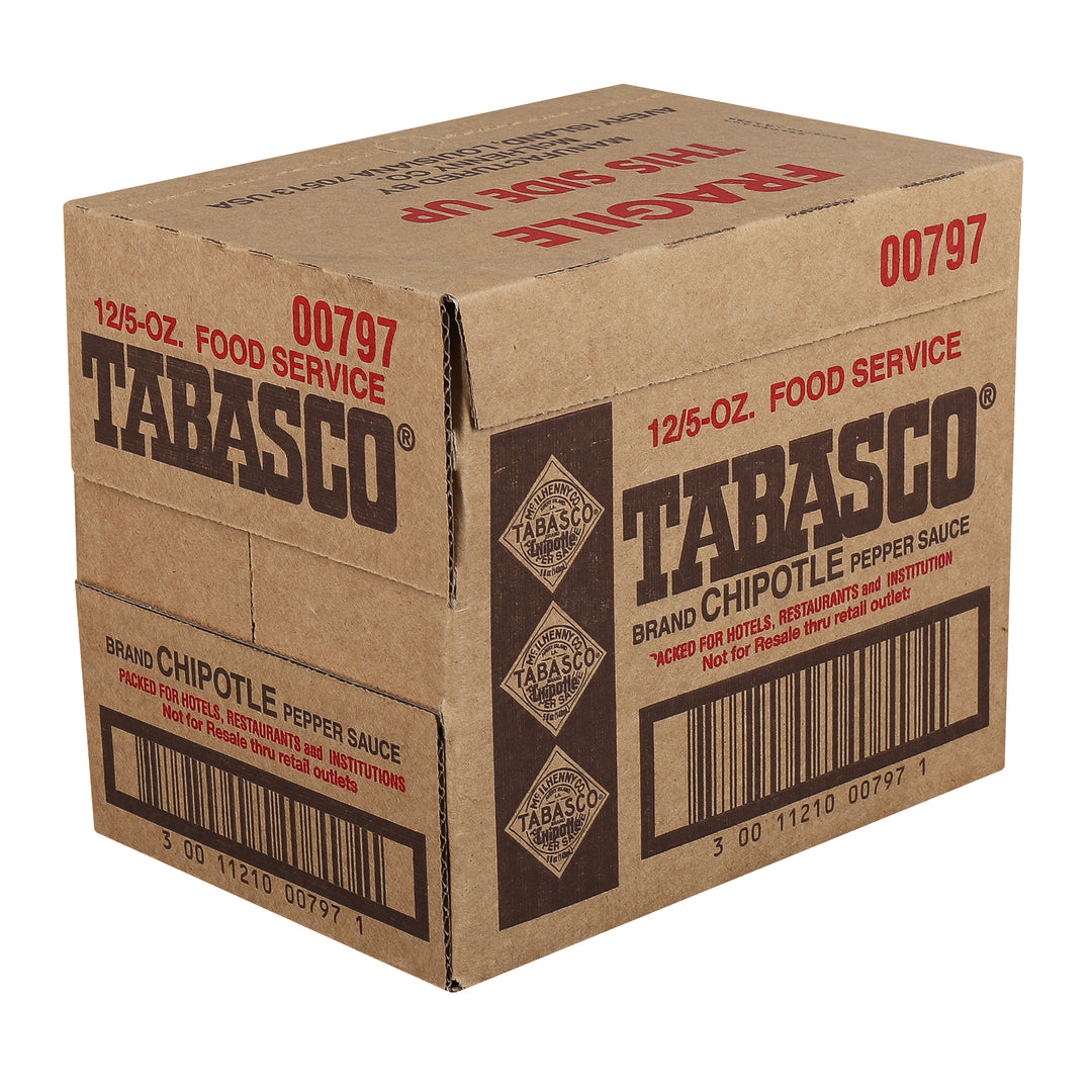 Tabasco Chipotle Pepper Hot Sauce Bottle-5 fl oz.-12/Case