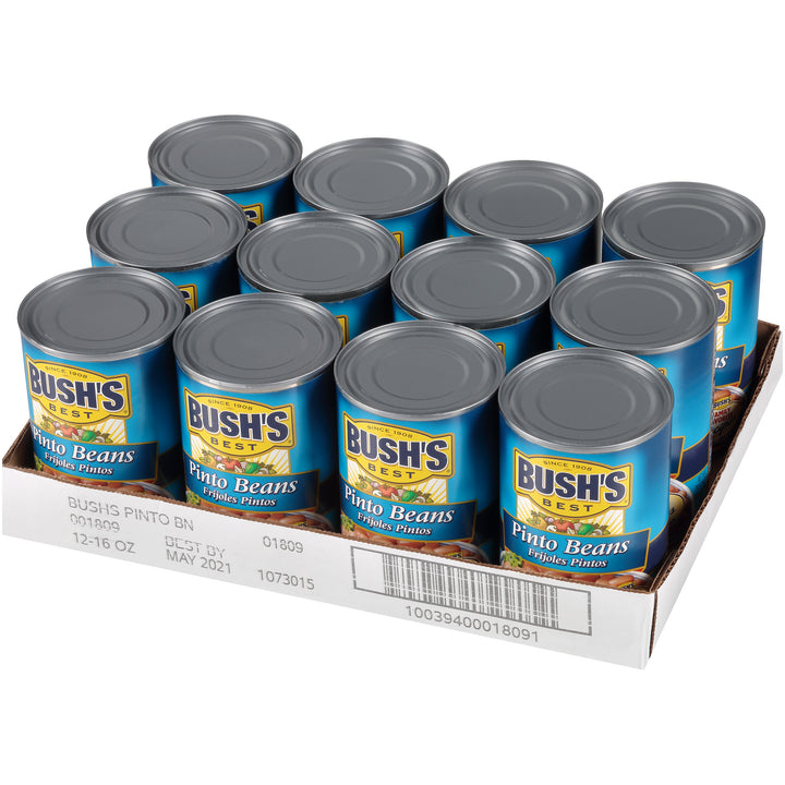 Bush's Best Pinto Beans-16 oz.-12/Case