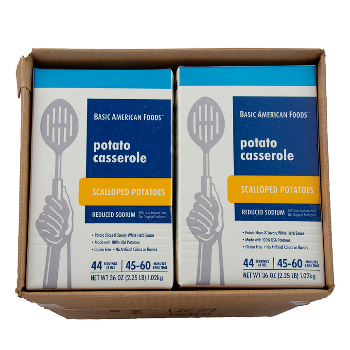 Baf Classic Casserole Reduced Sodium Scalloped Potato Casserole Kit-2.25 lb.-6/Case