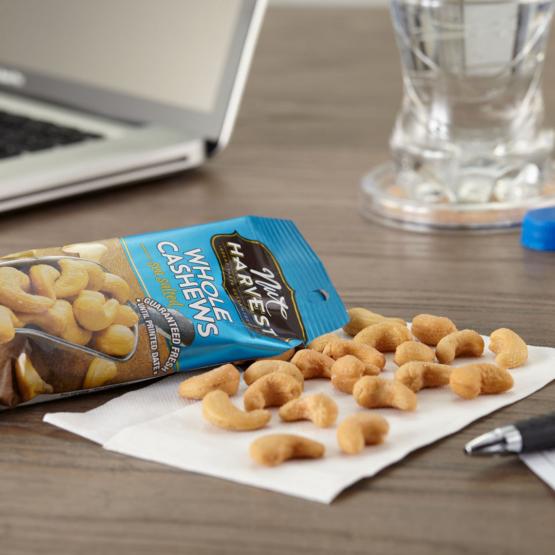 Frito Lay Nut Harvest Whole Cashews-2.25 oz.-48/Case